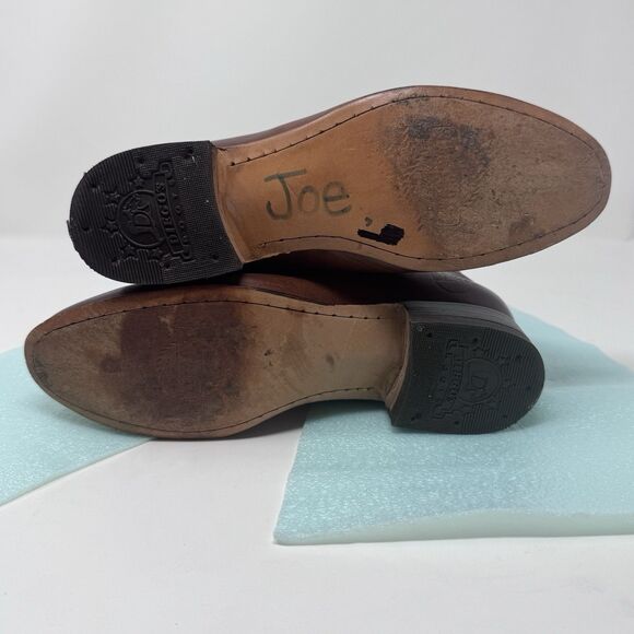 Diego’s Botines Bissett Brown Leather Boots Size MX 25, US Women 8, US Men 7-7.5 - Picture 10 of 11